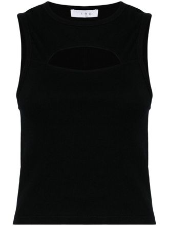 Iro Canotta Pina con dettaglio cut-out - Nero