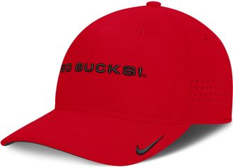 Nike Ohio State Sideline Club Gameday Nike Mens Dri-FIT College Hat in Red | NC5365NOH-N24