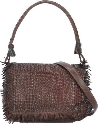 Reptiles House Deep Red Reptiles House Shoulder Bag