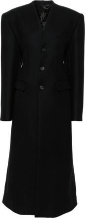 Jean Paul Gaultier The Corset Suit coat - women - Virgin Wool/Viscose - 34 - Black