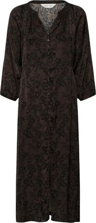 Part Two Shirt Dress - Dames - Shirt Kleedjes - Bruin - XL - Kleedjes
