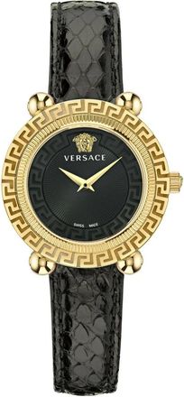 Versace Greca Twist Ve 6I00323 - Dames - Horloges - Geel - ONE Size - Leer - Accessoires