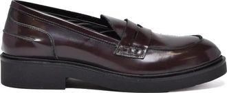 Gianluca Giordano Brown Rubber Penny Loafers