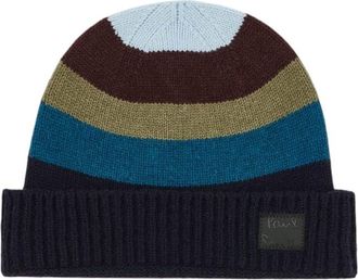 Paul Smith Multicolor Striped Beanie Cap