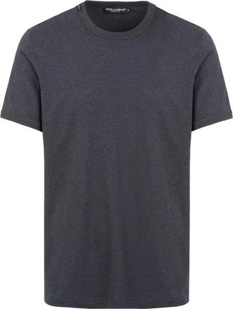 Dolce & Gabbana Blouses & Hemden - Heren - Tops - Grijs - Maat: S Leer