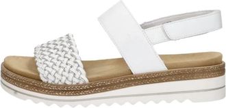 Remonte Platte Sandalen - Dames - Sleehakken - Wit - 42 EU - Schoenen