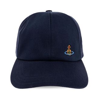 Vivienne Westwood Baseball Cap - unisex - Petten - Blauw - S/M - Katoen - Accessoires