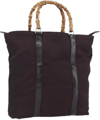 Gucci Pre-owned Tote Bags, female, Purple, Size: ONE SIZE Pre-owned Vintage Tote Bag