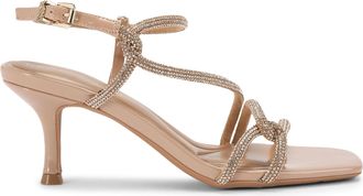 Kurt Geiger Womens Audrey2 Sandals - Camel - Size UK 7