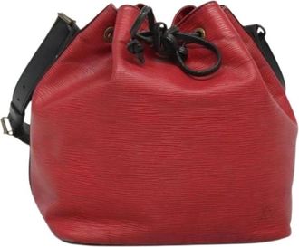 Louis Vuitton Tweedehands leren Louis Vuitton tassen - Dames - Vintage Tas - Rood - ONE Size - Vintage