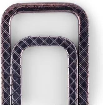 Bottega Veneta Silver Money Clip