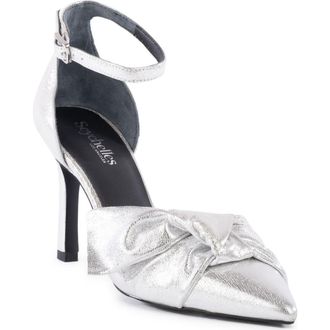Seychelles First Dance dOrsay Pump in Silver Leather at Nordstrom Rack, Size 6.5