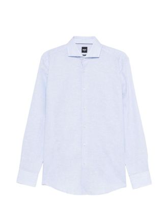 HUGO BOSS Light Blue Cotton Shirt