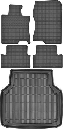 OEM Juego De Alfombrillas De Goma Para Coche Y Maletero Para Honda Accord Viii Estate (2008-2015)