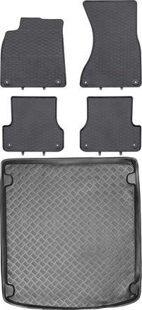 OEM Juego De Alfombrillas De Goma Para Coche Y Maletero Para Audi A6 C7 Kombi (2011-2018)