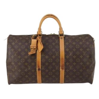 Louis Vuitton Pre-owned Weekend Bags, unisex, Brown, Size: ONE SIZE Pre-owned Weekend Bag