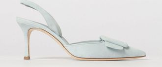Manolo Blahnik Slingback Maysli in camoscio