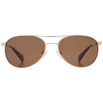 Polaroid Polarized Bronze Pilot Ladies Sunglasses PLD 6070/S/X 0J5G/SP 56