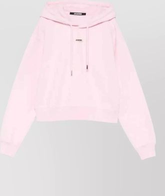 Jacquemus hoodie gros grain cut out design