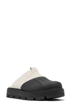 Sorel Rein CB Clog in Chalk/Black at Nordstrom, Size 6.5