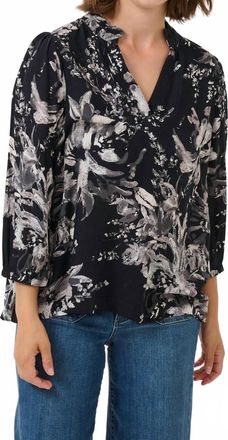 Kaffe Kaisa A-Line Fit Blouse In Black