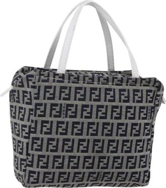 Fendi Pre-owned Handbags, female, Multicolor, Size: ONE SIZE Pre-owned Canvas Handbag