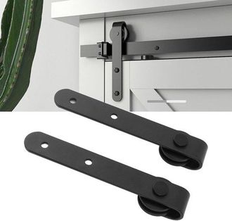 OEM 2 Piezas, Herrajes Granero, Herrajes Corredera, Sistema Corredera Recta, Madera Gu&iacute;a Granero Loft, Gu&iacute;a Herrajes Corredera, Corredera, Corredera