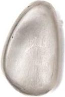 Cortana Ovale Oorbel met Kliksluiting - Dames - Oorbellen - Grijs - ONE Size - Accessoires