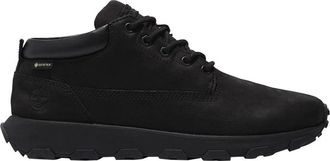 Timberland Winsor Park Zwarte Heren Sneakers - Heren - Sneakers - Zwart - 44 1/2 EU - Leer - Schoenen