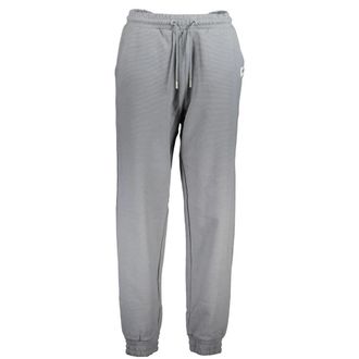 Calvin Klein Broeken, Dames, Grijs, S, Katoen, Grigio Cotton Track Pant