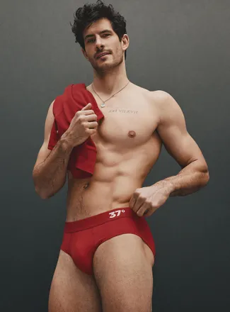 Le 31 Mens Sporty microfibre brief Retransformed polyester