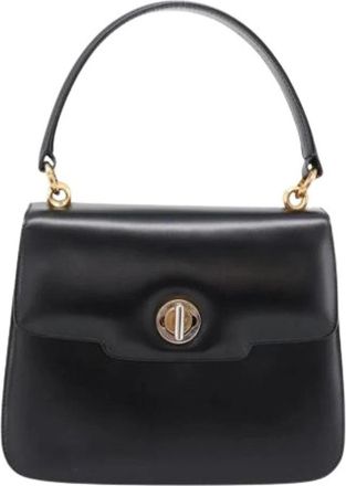 Gucci Pre-owned Vintage Handbag - Dames - Vintage Handtas - Zwart - ONE Size - Leer - Vintage