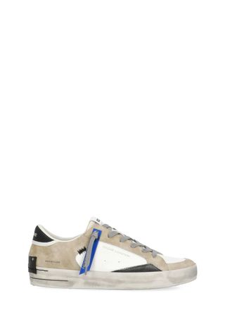 Crime London Beige Sk8 Deluxe Suede Sneakers