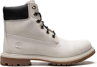 Timberland 6-inch Premium boots - women - Calf Leather/Rubber/Fabric - 8.5 - Grey