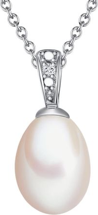 Lulu & Jane Womens Necklace Sterling Silver - Size 50 cm