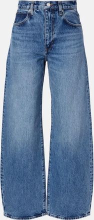 Frame Denim Bow barrel-leg jeans