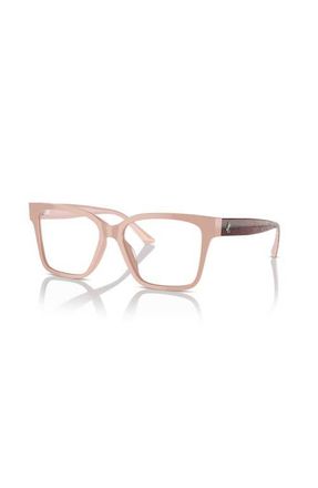 Jimmy Choo London 53mm Rectangle optical glasses in Pink at Nordstrom