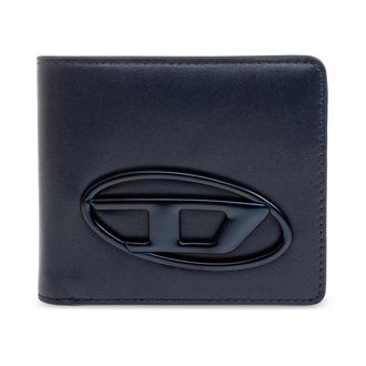 Diesel Wallets & Cardholders, unisex, Blue, Size: ONE SIZE Holi-D BI Fold leather wallet