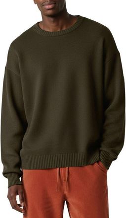 D.RT Crewneck Graphic Sweater in Olive at Nordstrom, Size Xx-Large