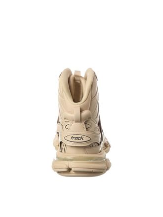 Balenciaga Womens Track Hike High-Top Sneakers Beige Shoes >