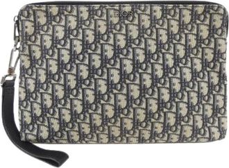 Dior Pre-owned Clutches, female, Beige, Size: ONE SIZE Pre-owned Fabric clutches