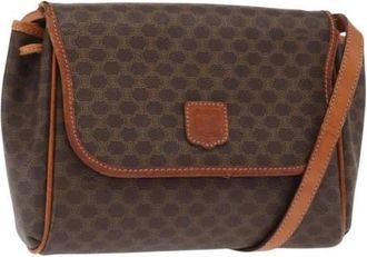 Celine Pre-owned Plastic Schoudertas - Dames - Vintage Schoudertas - Bruin - ONE Size - Vintage