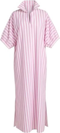 Adrienne Womens Blakely Ten Stripe Dress In Pink