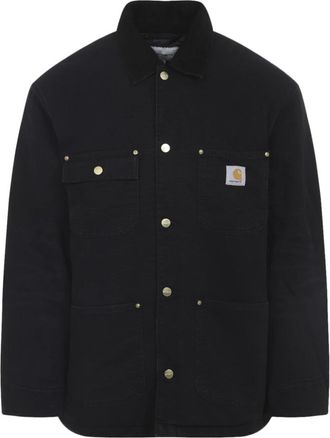 Carhartt Work in Progress OG Chore Coat - Heren - Zomerjassen - Zwart - M - Katoen - Jassen