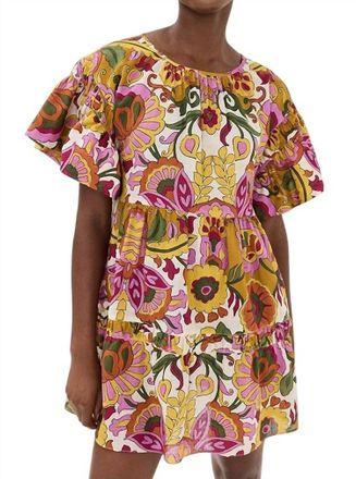 Misa Mabel Dress In Floral Corsica Multi