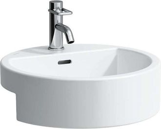 Laufen Laufen - Living City lavabo semi-encastr&eacute;, avec trop-plein, 1 trou