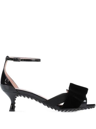 Tod's sandalen met striklint - Zwart