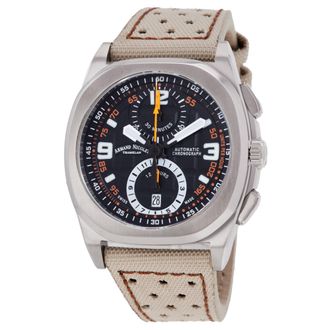 Armand Nicolet JH9 Chronograph Automatic Black Dial Mens Watch A668HAA-NO-P0668KM8