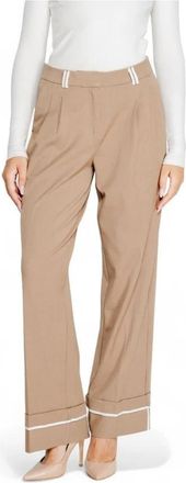 Only Gemengde Damesbroek Herfst/Winter Collectie - Dames - Wijde Broeken - Bruin - XL L32 - Polyester - Broeken