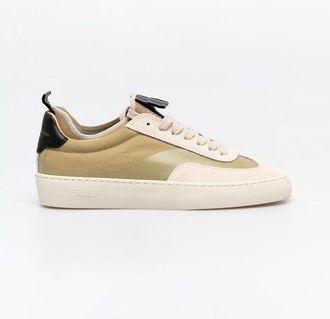 Scotch & Soda Beige Leather Low Top Mens Sneakers